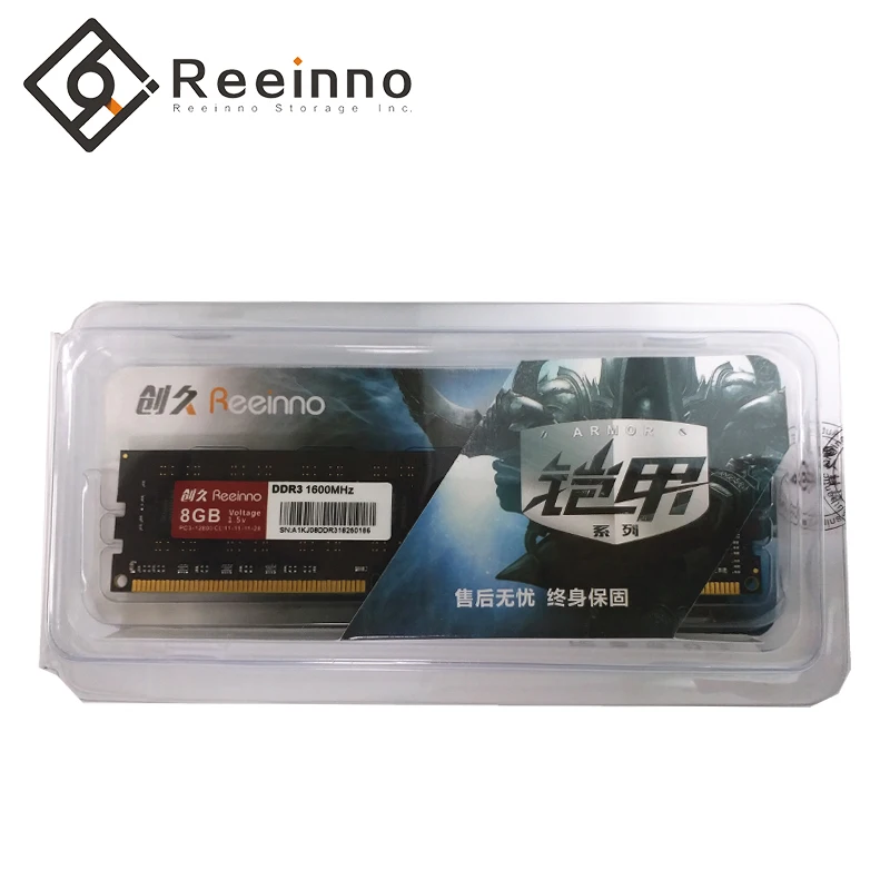 Оперативная память 4 ГБ 8 ddr3 Ram 1600 МГц Desktop memory 1 5 V NON-ECC 12800 МБ/с. 240pin пожизненная