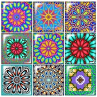 beauty flowers patterns square glass cabochon 10pcs 12mm20mm25mm30mm size flat back diy jewelry findings components fb0131