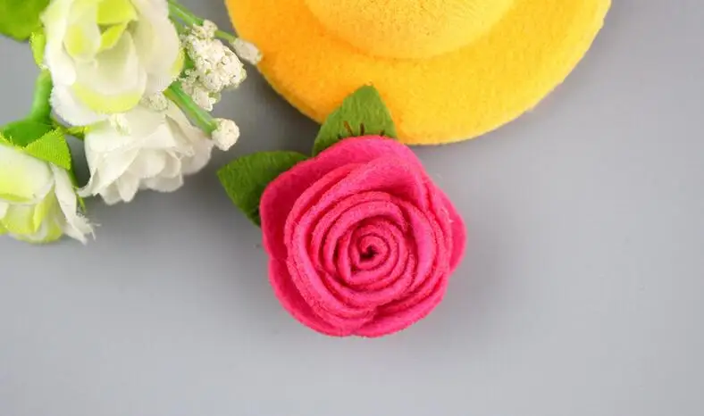 Ободок для волос сделай сам из фетра с цветами 2 дюйма 26 цветов 120 шт.|felt flowers diy|diy