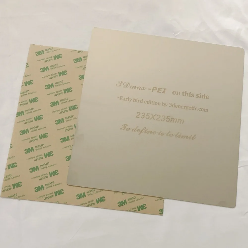 

Hot magnetic PEI board high temperature resistant 3D printer panel 235x235mm