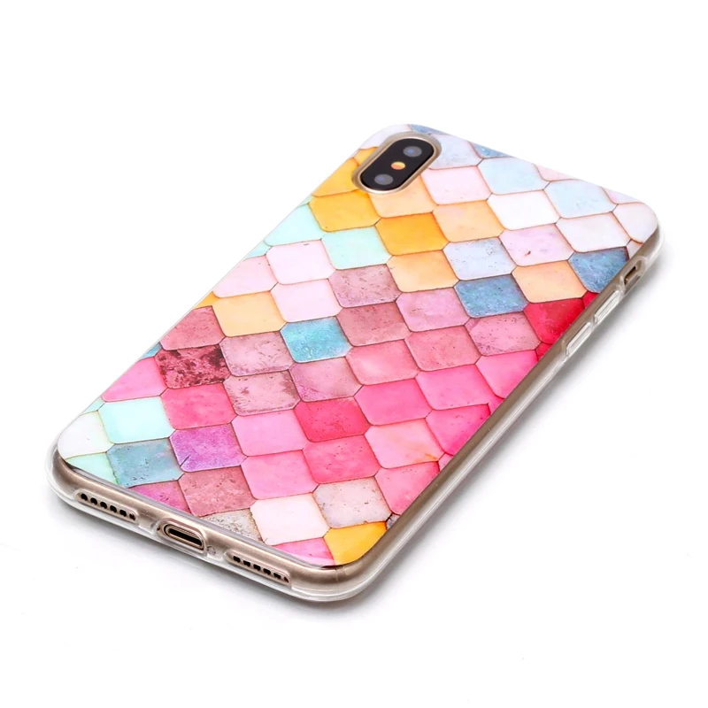 Luxury Mandala Dream Catcher Marble Style Cell Phone Soft TPU Silicone Case Cover Shell Coque Funda for Apple iPhone 7 8 Plus X |