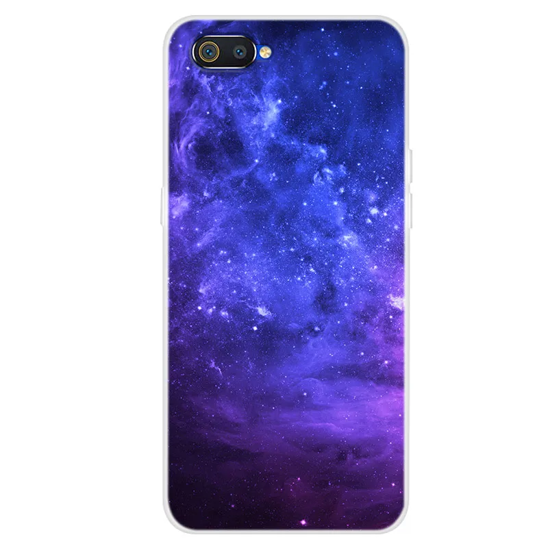Силиконовый чехол Realme C2 для OPPO Realme C2, мягкая художественная задняя крышка с принтом для OPPO Realme C2 C 2 RealmeC2, Прозрачный бампер, чехол для телефона