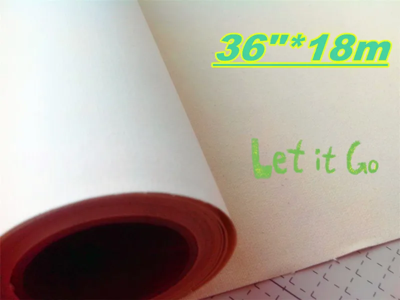 

380gsm 36"*18m 100% inkjet solvent COTTON printing canvas rolls for sale