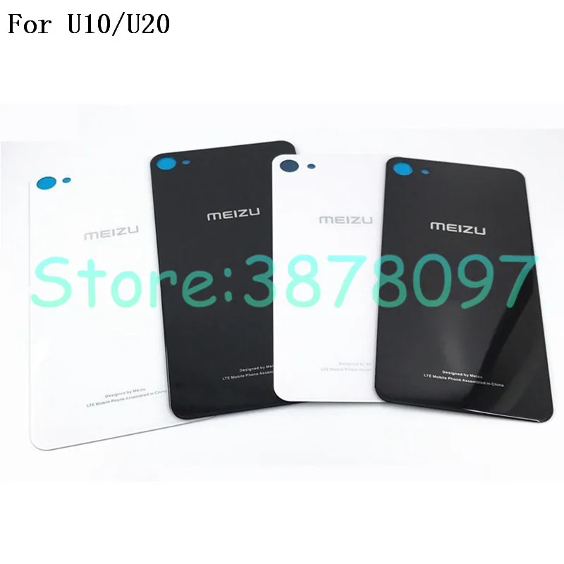 3D стеклянный задний корпус для MEIZU U10 U20, задняя крышка, чехол, батарея, задняя дверь с клейкой наклейкой, запасные части