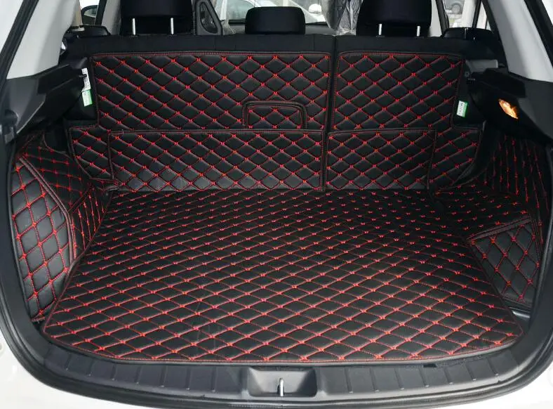 

Высокое качество! Полный Комплект ковриков для багажника Mitsubishi ASX 2016-2011, водонепроницаемый прочный грузовой лайнер, ковры для ASX 2015, бесплатн...