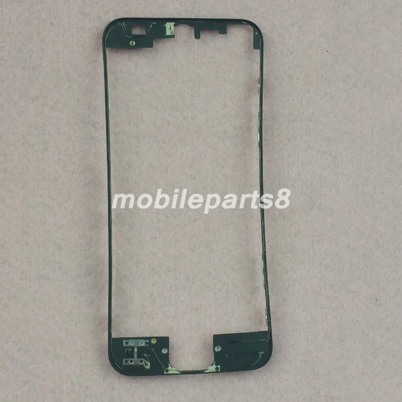 Черная/белая передняя панель с жидким клеем для iPhone 5 100 шт. средняя рамка