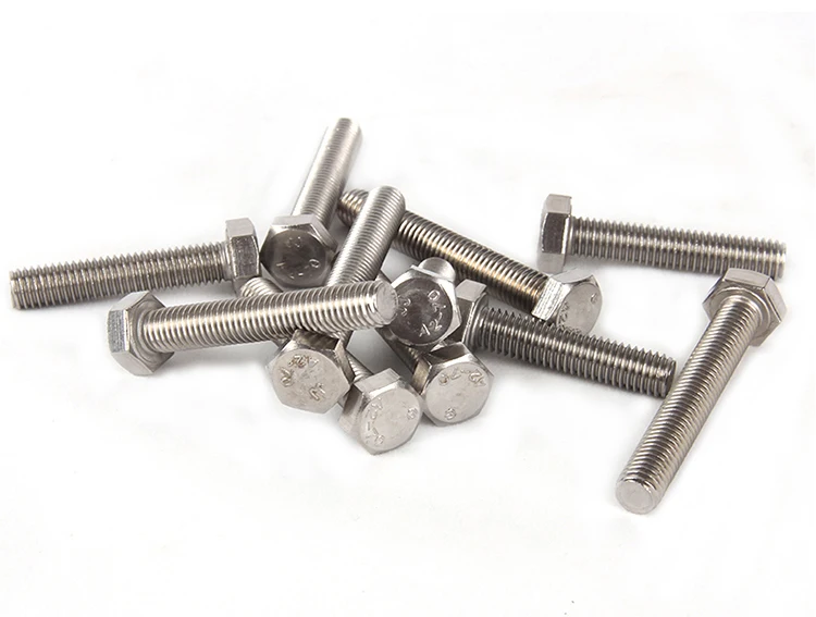 M12/14/16 x 20/25/30/35/40/45/50/55-150mm Authentic 304 Stainless Steel Hexagon Screw Full Thread Bolts Mechanical Screws SHCS |