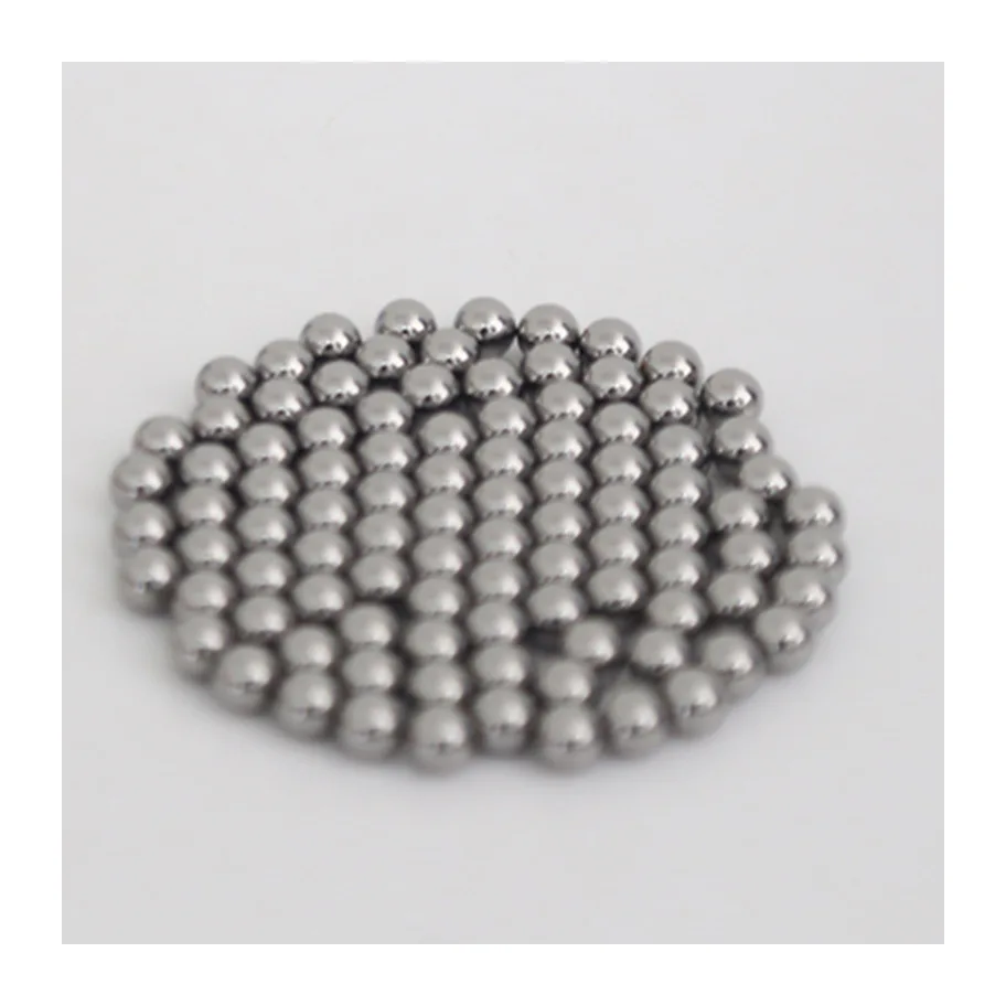 60 / 100pcs3mm4mm5mm 6mm7mm 8 мм 9 Рогатка для охоты мяч нержавеющая сталь приготовления пищи