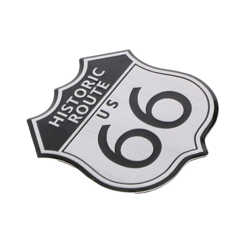 3D Автомобильная эмблема наклейка металл Route 66 для Cadillac US SRX Ford | Автомобили и