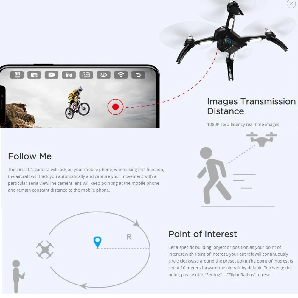 Оригинал MJX Bugs 5 Вт бесщеточный мотор 1080 P HD камера RC Дрон с камерой wifi 5G FPV gps авто