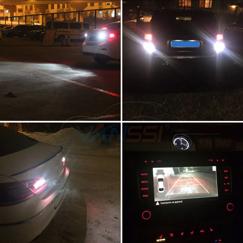 OKECAM 2x T15 W16W светодиодный Canbus Error Free лампы резервные фары заднего хода автомобиля