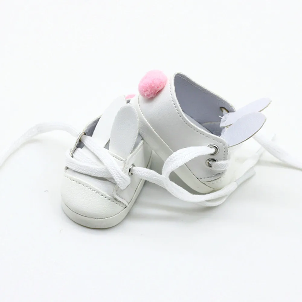 1 пара кукольных ботинок 7 см для 43 новорожденных обувь кукол Reborn Bebe кукольная 18