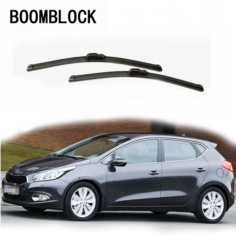 

Car Windshield Rubber Front Wiper Blades Arm Kit For Kia Cee'd ED JD 2017 2016 2015 2014-2010 Windscreen Original Accessories