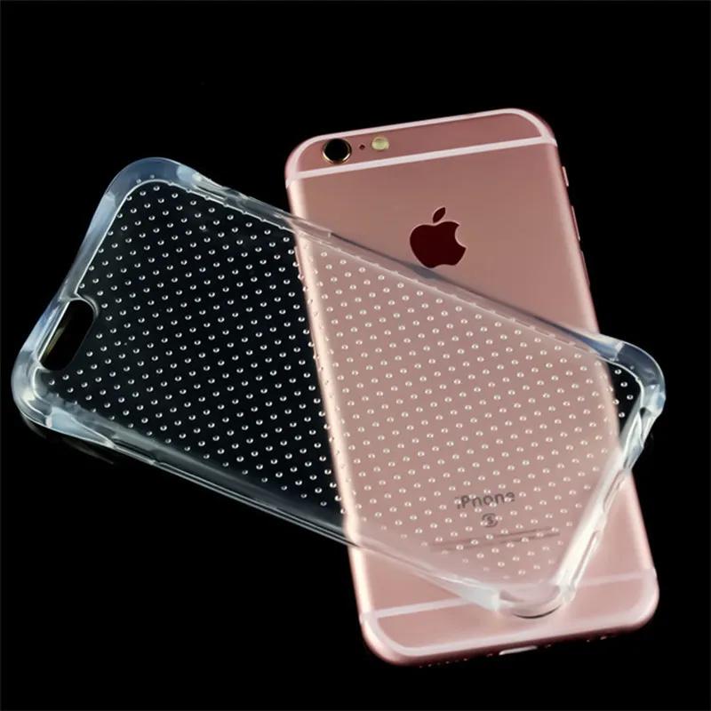 Кристально чистый Мягкий ТПУ силиконовый гелевый Чехол для Apple iphone 4 4S 5 5S SE 6 6s Plus