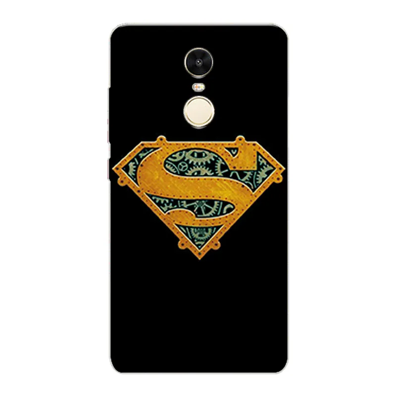 Charming Captain America Phone Case For Xiaomi Redmi Note 4 Back Cover Spiderman Iron Man Soft TPU 5.5&quot |
