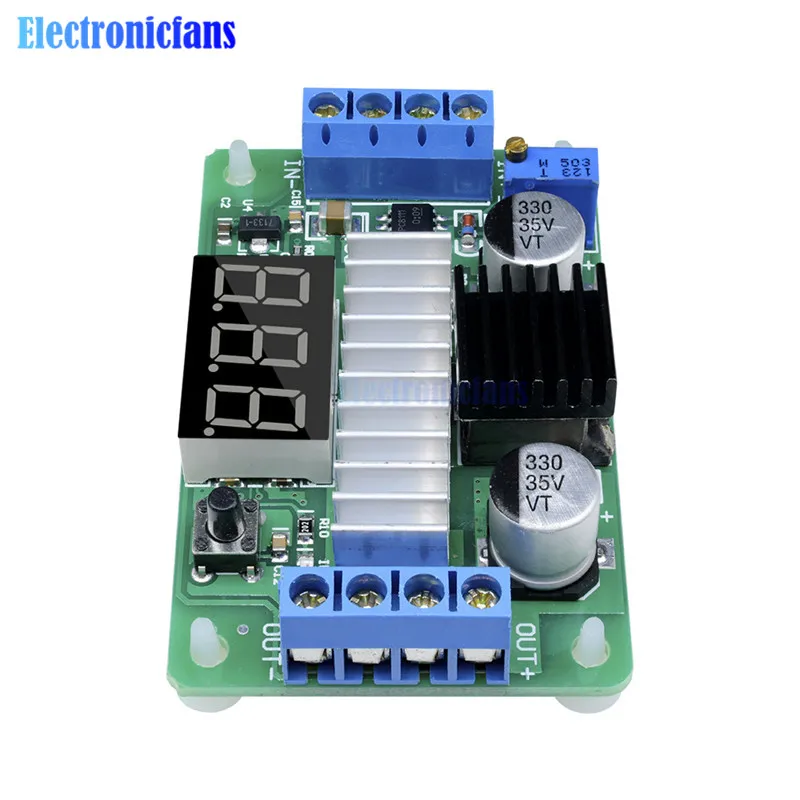 LTC1871 100 W/6A DC Источники питания повышающий конвертер постоянного тока 3,5 V-30 V 5v 12v 6A 100 Вт регулируемый конвертеры+ красный светодиодный вольтметр