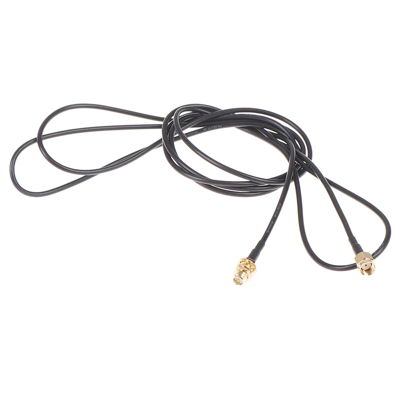 

2m Black Wireless Antenna Extension Cables Antenna Extension Cable SMA Male To SMA Female RF Connector Adapter RG174