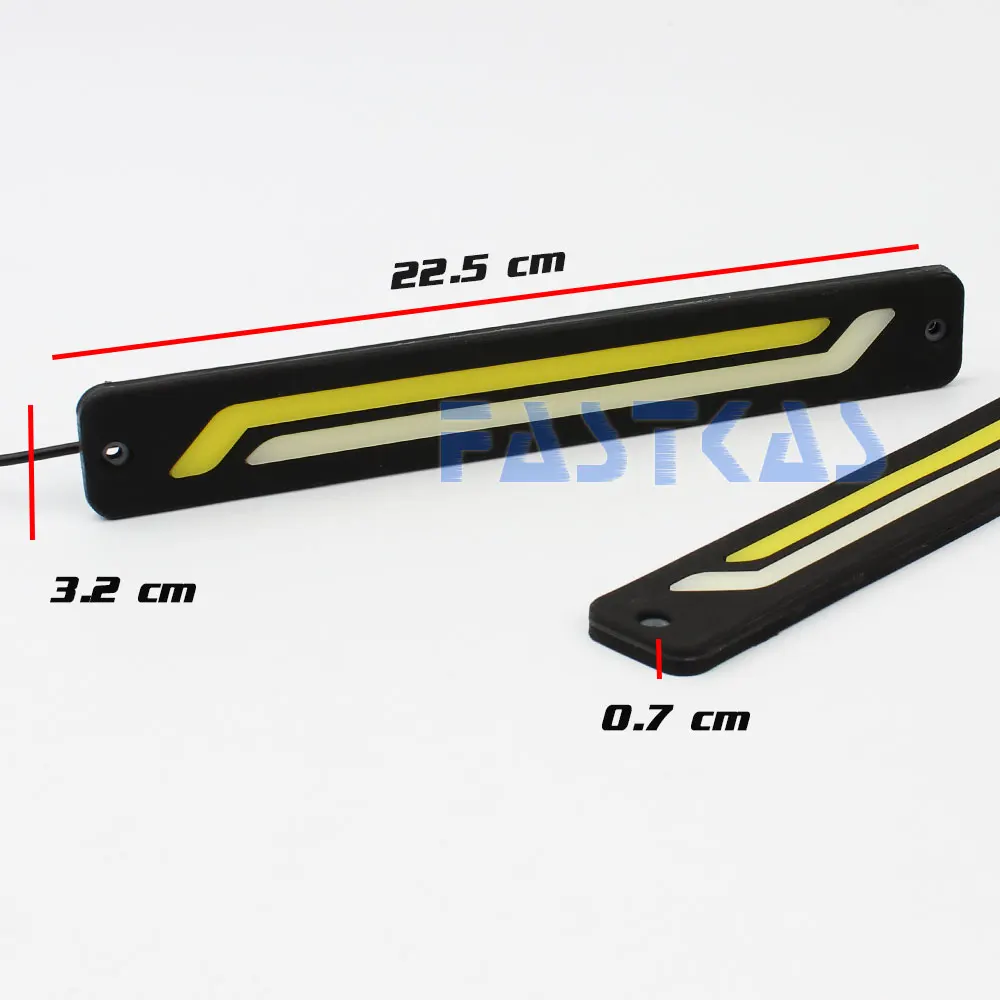 Дневные ходовые огни светильник 100% Водонепроницаемый светодиодный DRL белого и