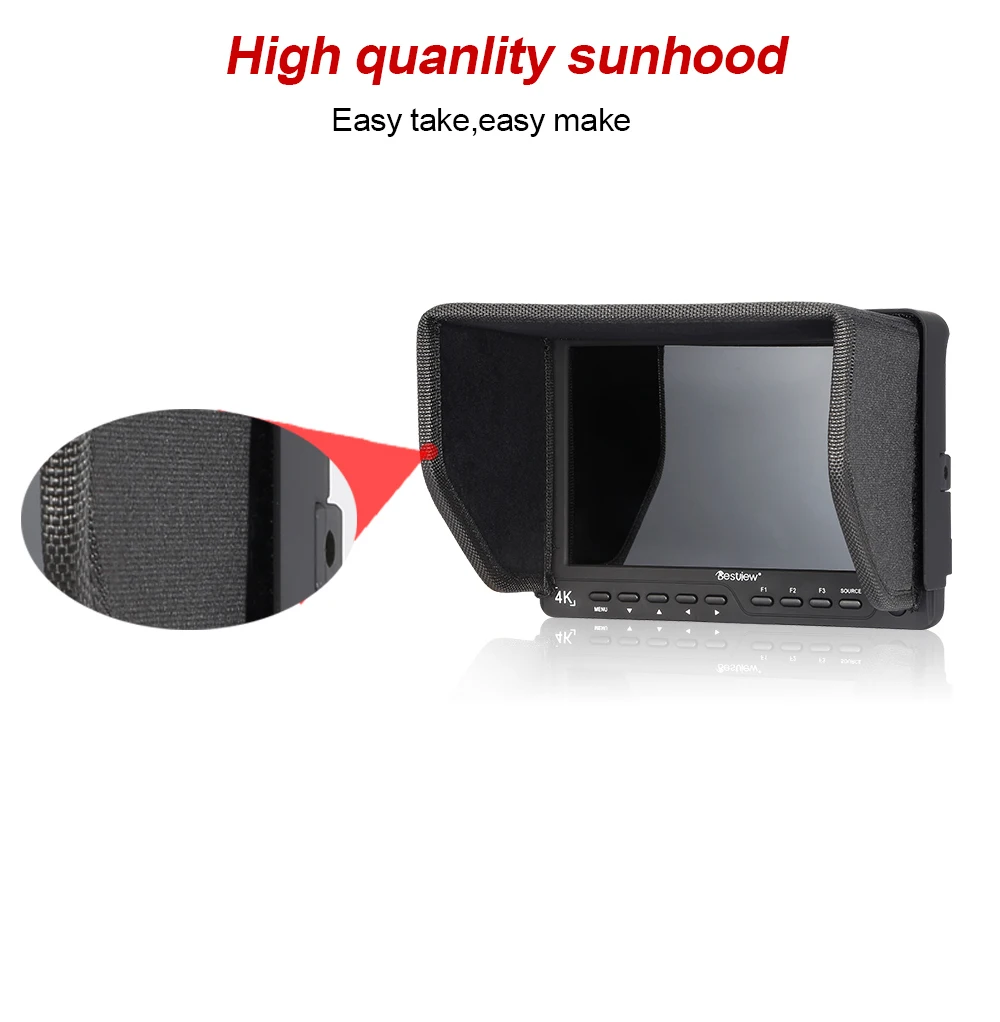 Desview(Bestview) S7 4K HDMI DSLR камера полевой видео монитор " 400g светильник вес подходит для sony Canon Nikon Olympus и т. Д