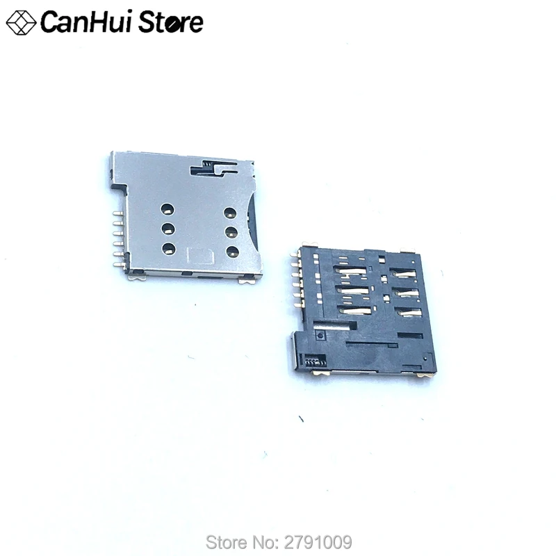 10 шт. 6Pin SIM маленький мобильный телефон sim-карта Микро карта место для игры слот