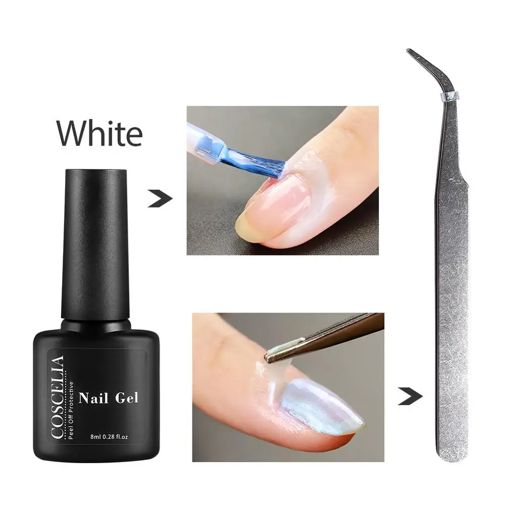 COSCELIA антифриз пилинг для ногтей латекс кутикулы защитный гель лак защита маникюр