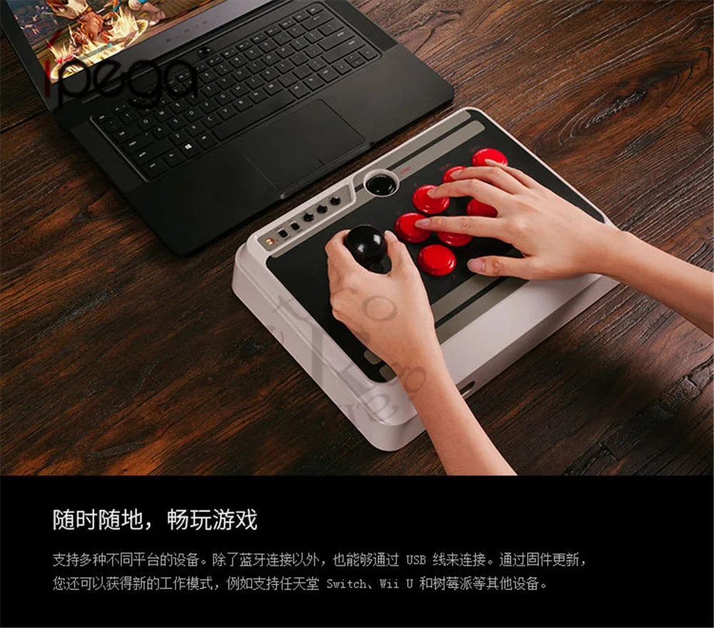 NES30 настраиваемые Bluetooth аркадная игра ручка контроллера геймпад Поддержка Moldable