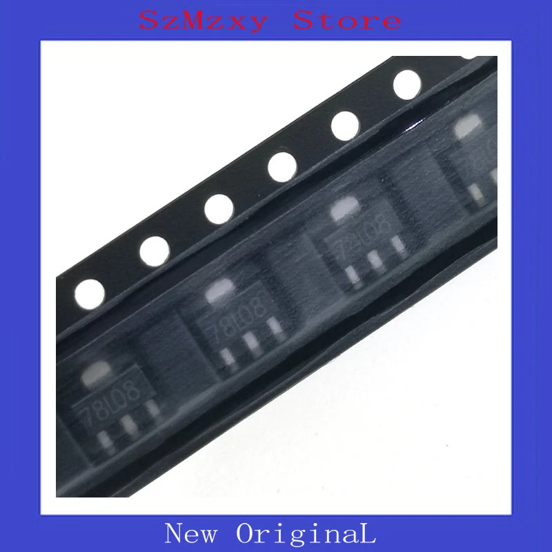 

50PCS 78L08 8V SOT89 L78L08 ROHS
