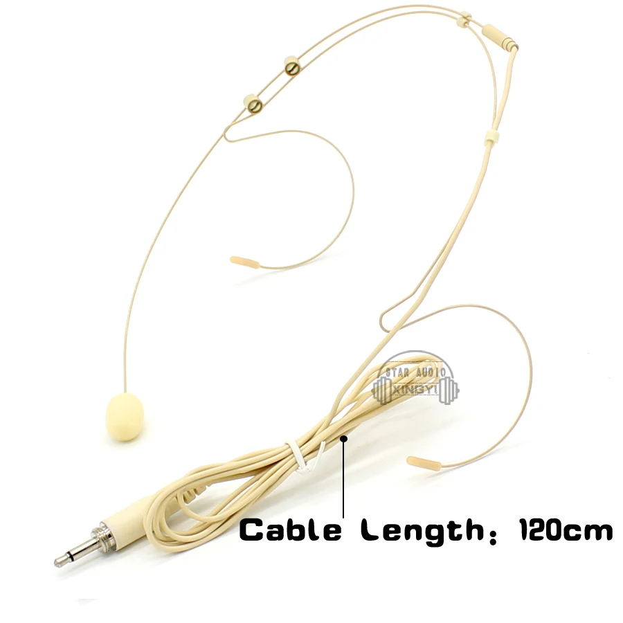 Штекер с винтовой резьбой 3 5 мм двойной ушной крючок головная гарнитура микрофон