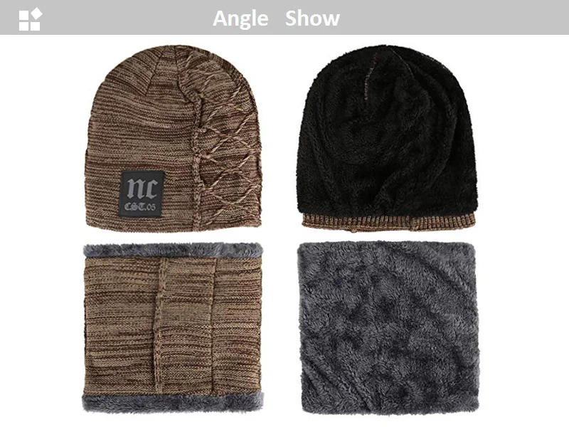 Xlamulu Skullies Beanies Зимние шапки для мужчин вязаная шапка для женщин Gorras мешковатая теплая мягкая Балаклава для шеи мужская Шапочка Шапочки