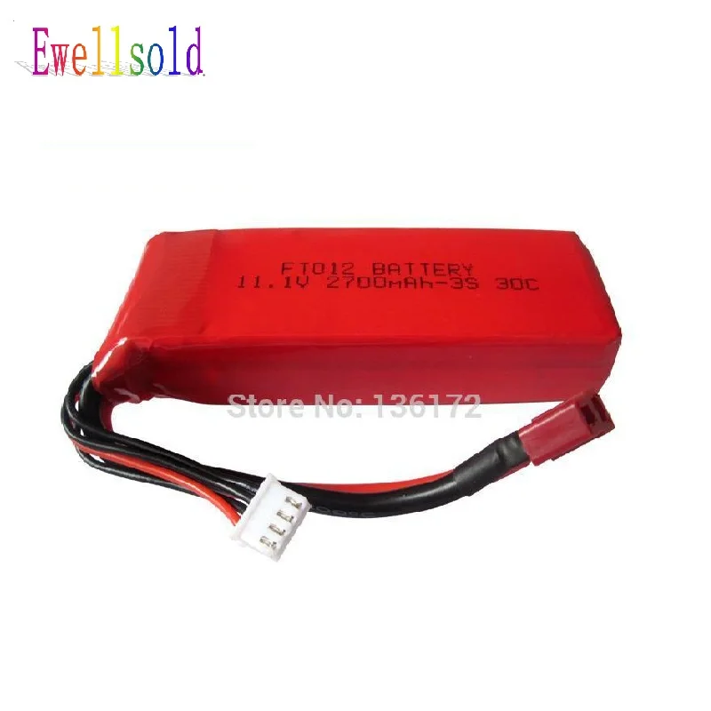 Запасные части для гоночных лодок FT012 2 4G R/C литий полимерный аккумулятор 11 1 В 2700