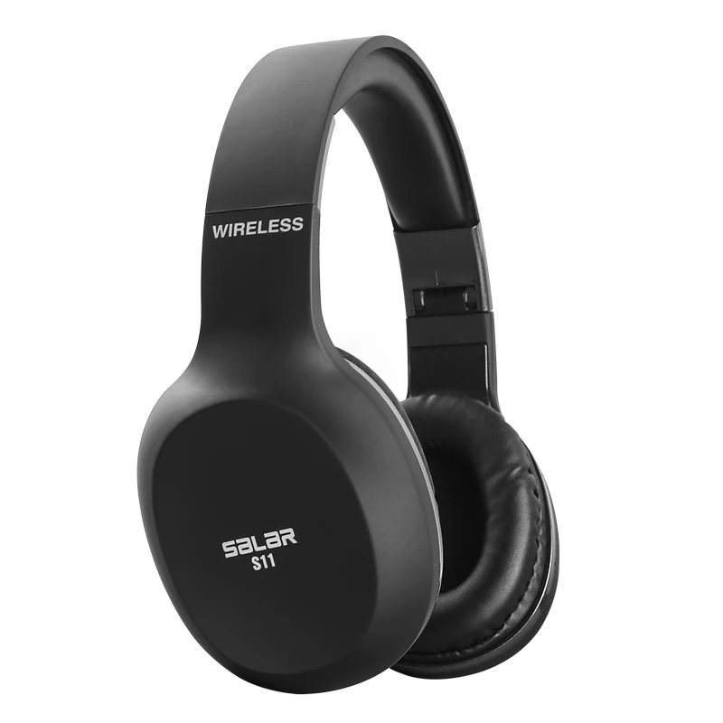 Salar S11 беспроводные наушники Bluetooth гарнитура складные регулируемые с микрофоном