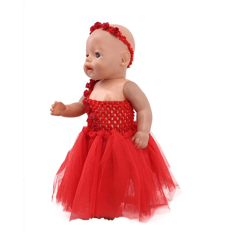 LUCKDOLL5 цвет свадебное платье подходит 18 дюймов Американский 43 см Кукла одежда аксессуары, игрушки для девочек, поколение, подарок на день рождения