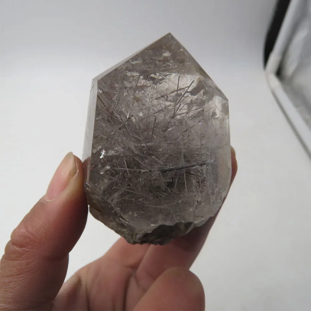 127 г Новый AAAA натуральный турмалин рутилированный кварцевый кристалл лечебный - Фото №1