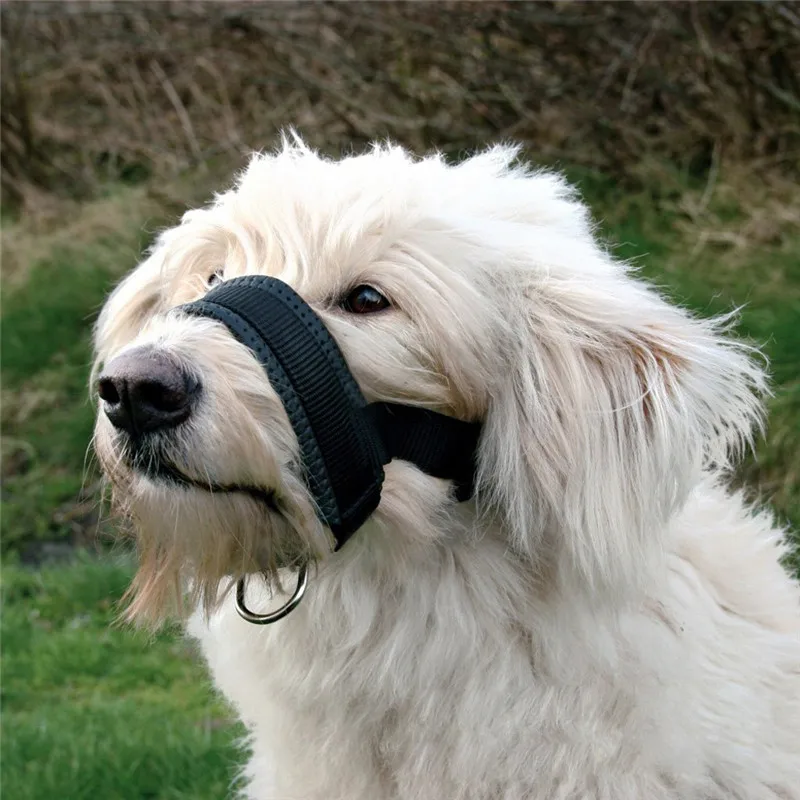 Намордник для собаки мягкий ошейник поводок поводка Leader Stop drawing Training Muzzles