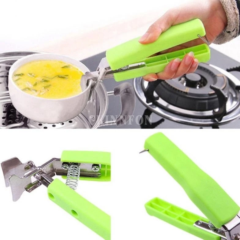 

100Pcs/Lot Stainless Steel Anti-Scald Bowl Dish Plate Pot Clamp Holder Carrier Clip Handle