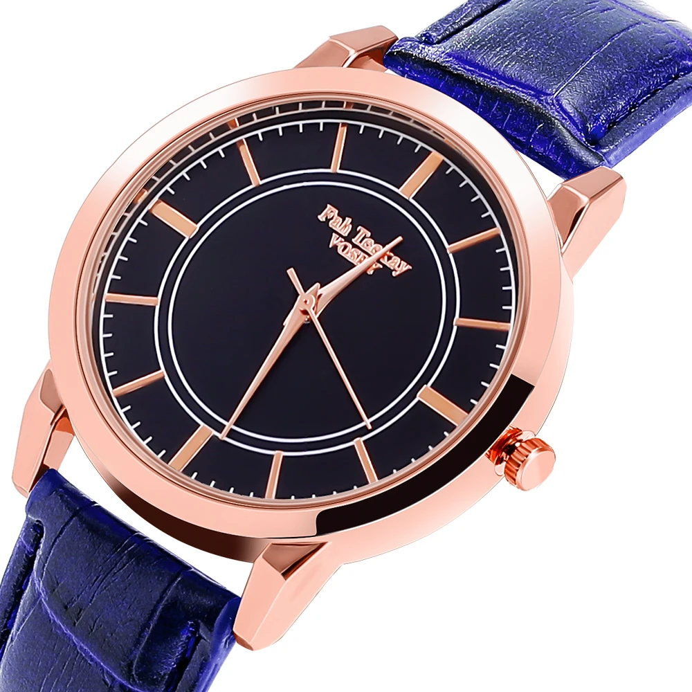 Женские кварцевые часы золотой циферблат для женщин модные повседневные