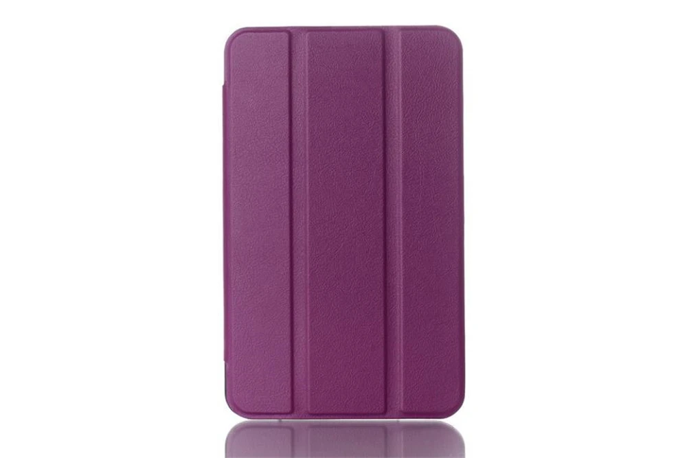 PURPLE Защитный кожаный чехол-подставка чехол на магните для acer Iconia One 8 B1-850 чехол на планшет 8 дюймов - Цвет: PURPLE