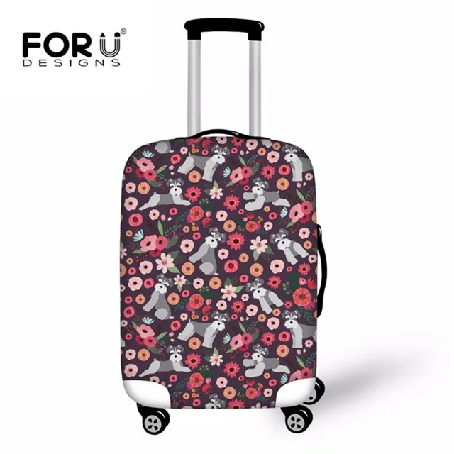 FORUDESIGNS/дорожные сумки с принтом черного кота, Чехол для багажа, плотный эластичный стрейч защитный чехол для костюма, чехол для 18 ''-30'', чехол - Цвет: YQ7773