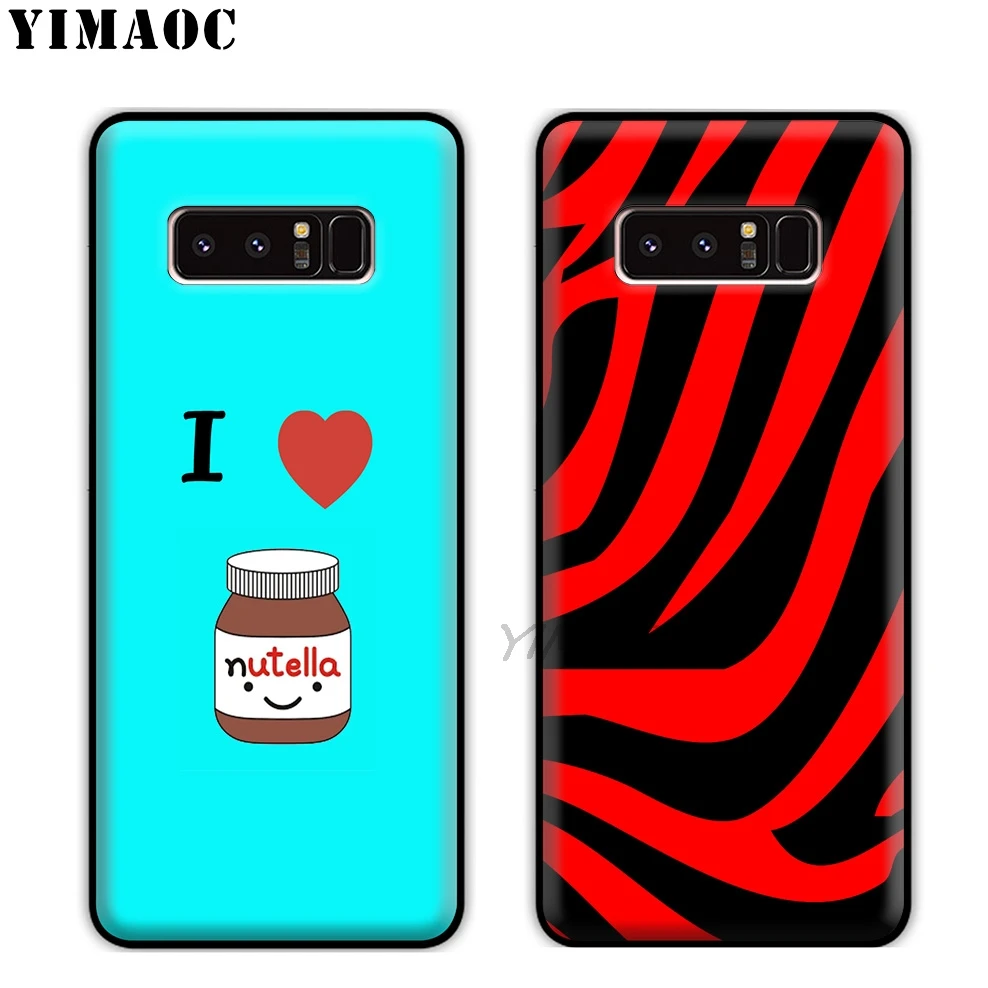 YIMAOC Nutella Шоколадный Мягкий ТПУ силиконовый чехол для Samsung Galaxy S10 S10e S9 S8 Plus S7 S6 Edge &amp