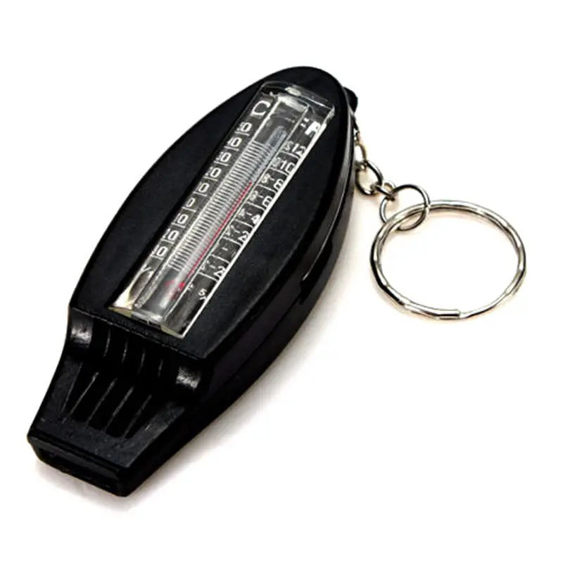 5 в 1: компас свисток термометра Лупа Универсальный многофункциональный