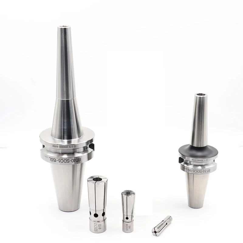 

1 комплект китайский завод BT30 DC6 DC8 DC12 60L 90L Малый диаметр Инструменты держатель Точность DC Тонкий цанговый патрон для станка с ЧПУ