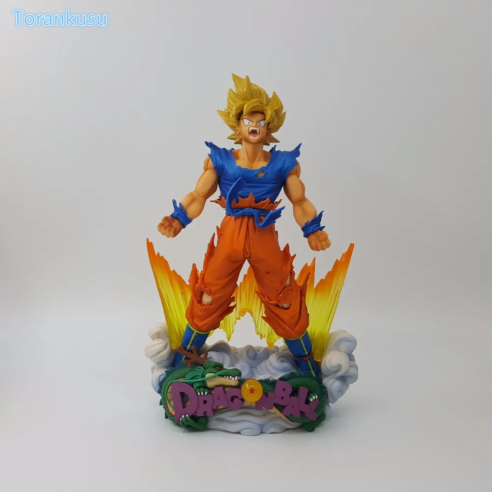 Экшн фигурка Dragon Ball Z Супер Saiyan MSP ПВХ модель игрушки 240 мм аниме Драконий шар и
