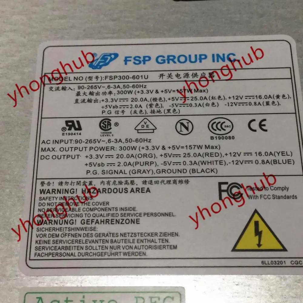 FSP Group Inc FSP300 601U 601UD сервера Питание 300W 1U PSU север компьютер|1u psu|psu 1upower computer |