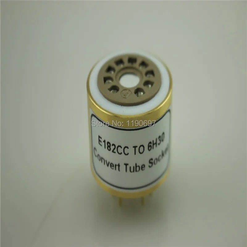 1 шт. E182CC (сверху) до 6H30 (снизу) 9Pin трубка DIY звуковая вакуумная адаптер розетка