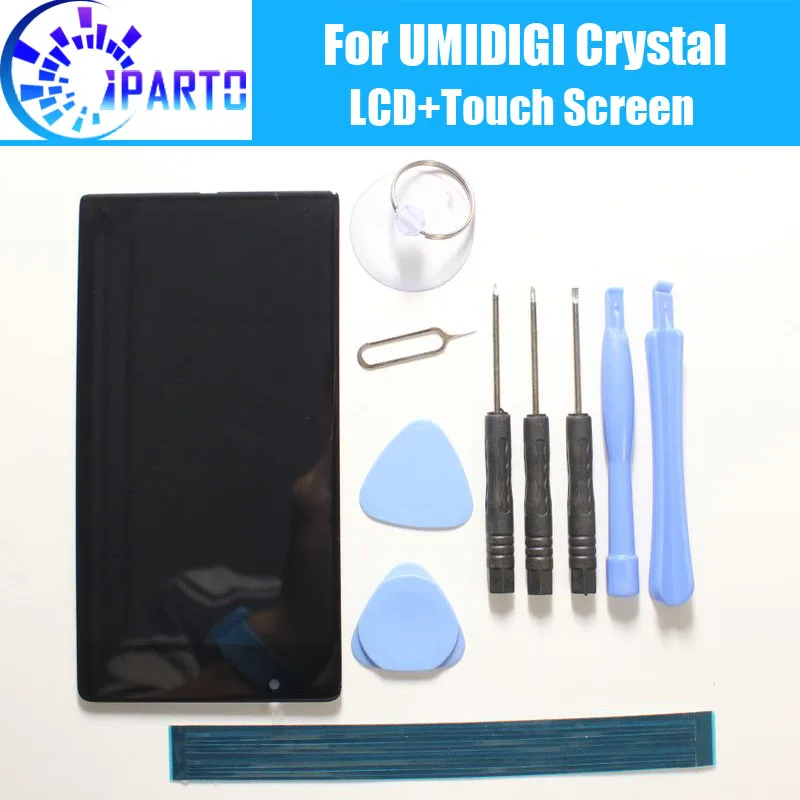 Кристаллический ЖК дисплей UMIDIGI + сенсорный экран 100% протестированный дигитайзер