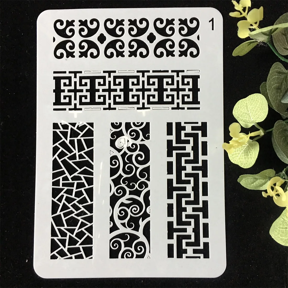 

1Pcs 20x14cm Rectangle Frame DIY Layering Stencils Wall Painting Scrapbook Coloring Embossing Album Decorative Card Template