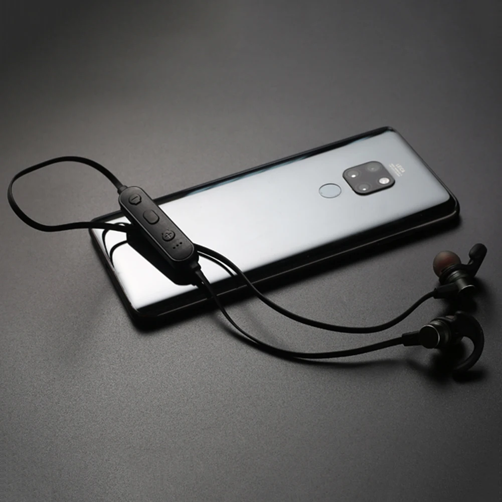 Стерео наушники Bluetooth Беспроводные спортивные с микрофоном для