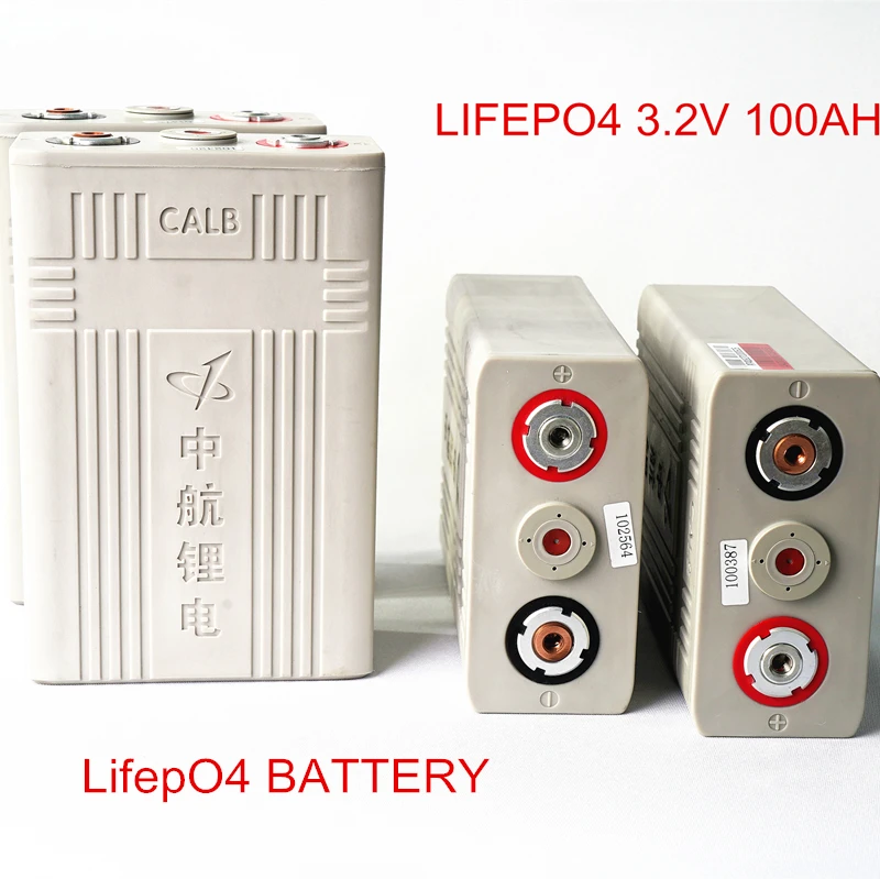 Новый 4 шт. 3.2v100ah Lifepo4 батарея CALB пластиковая ячейка CA100 12V100aH с шипами для SOLRA