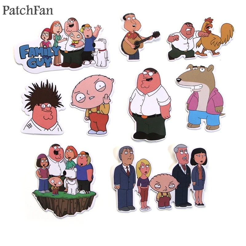 Patchfan 55 шт. семейный парень мультфильм дети игрушки стикер для DIY Скрапбукинг альбом багаж ноутбук телефон наклейки на ноутбуки стикер A1534