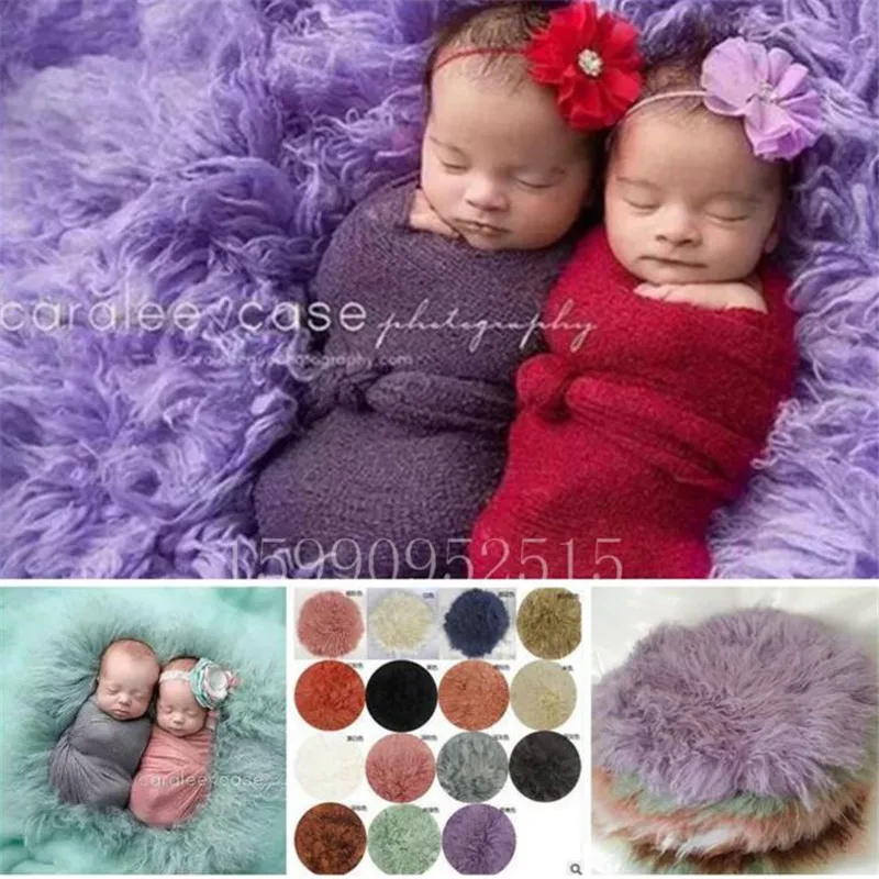 Wool newborn photography props baby Blanket Fotografia Photo Blanket Baby Photography Backdrops Background Baby Shower